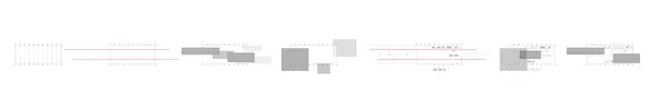 Diagrams convey the critical elements of the linear rail system, rib structure, programmatic trays, and light boxes.