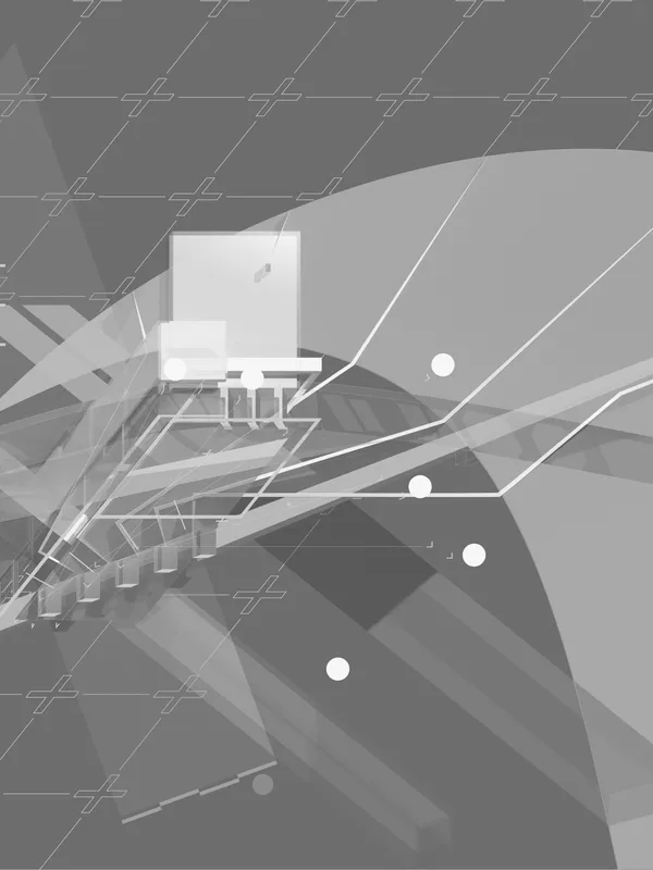 Worm’s-eye axonometric with sectional explosion of Site A.